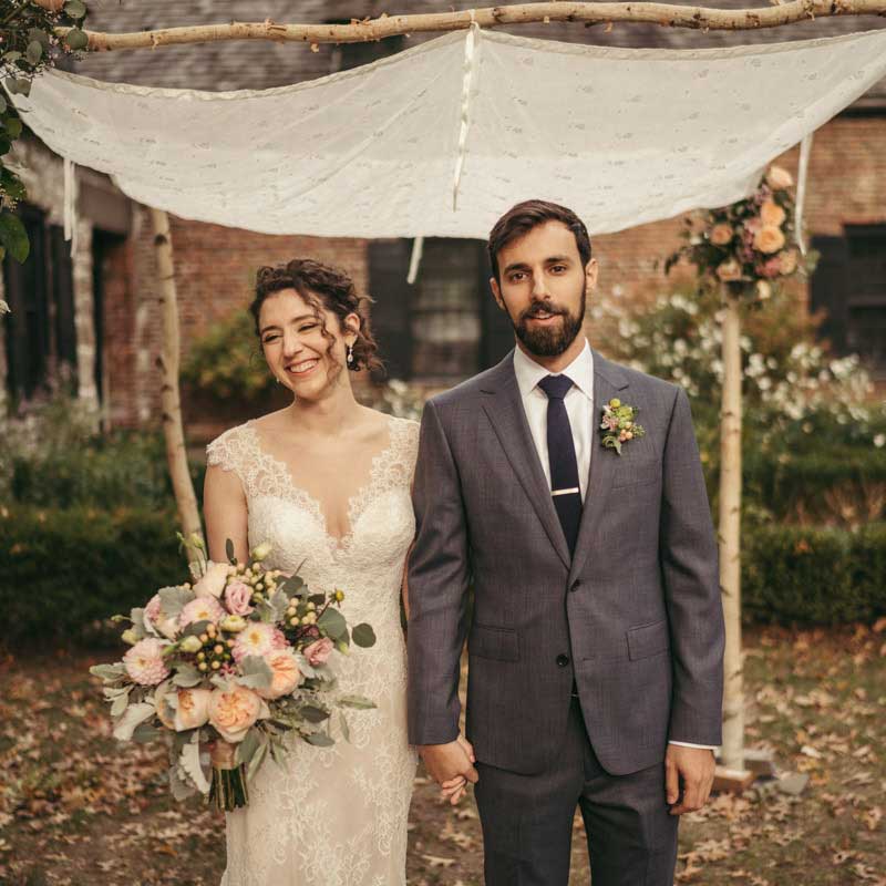 outdoor wedding ceremony