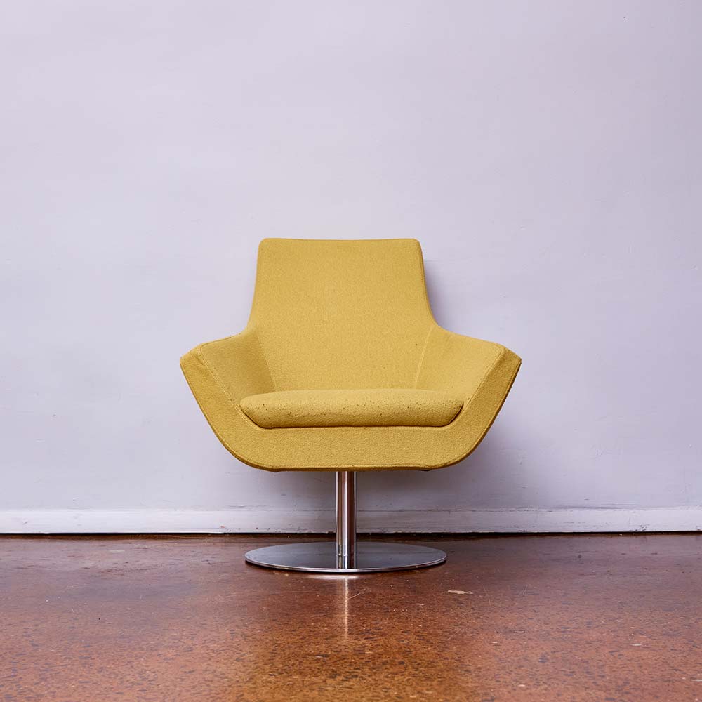 Mid-Century Modern Mustard Yellow Chair