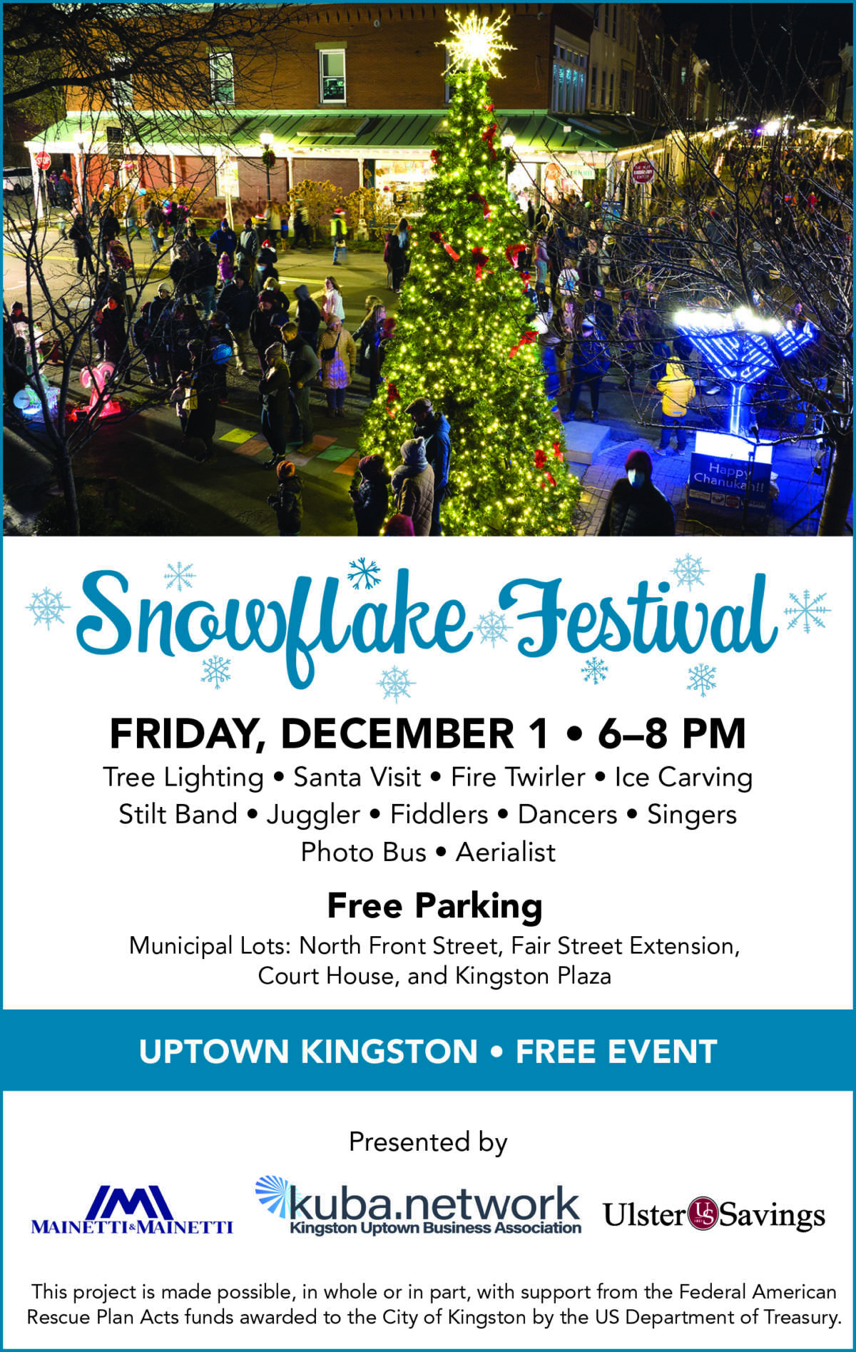 Kingston Snowflake Festival Senate Garage